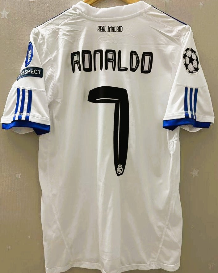 Cristiano Ronaldo Real Madrid 2010 2011 UEFA Soccer hotsell Jersey L