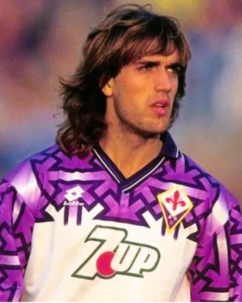 FIORENTINA 1992-93 Gabriel Batistuta (away) - Urbn Football