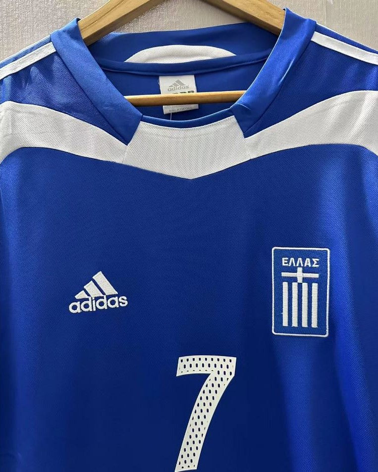 Reissue Jersey Final Euro 2004 Greece Vs Portugal Adidas 
