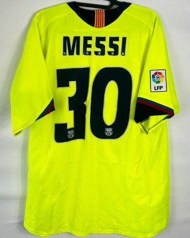 BARCELONA 2005-06 Lionel Messi (fuera)