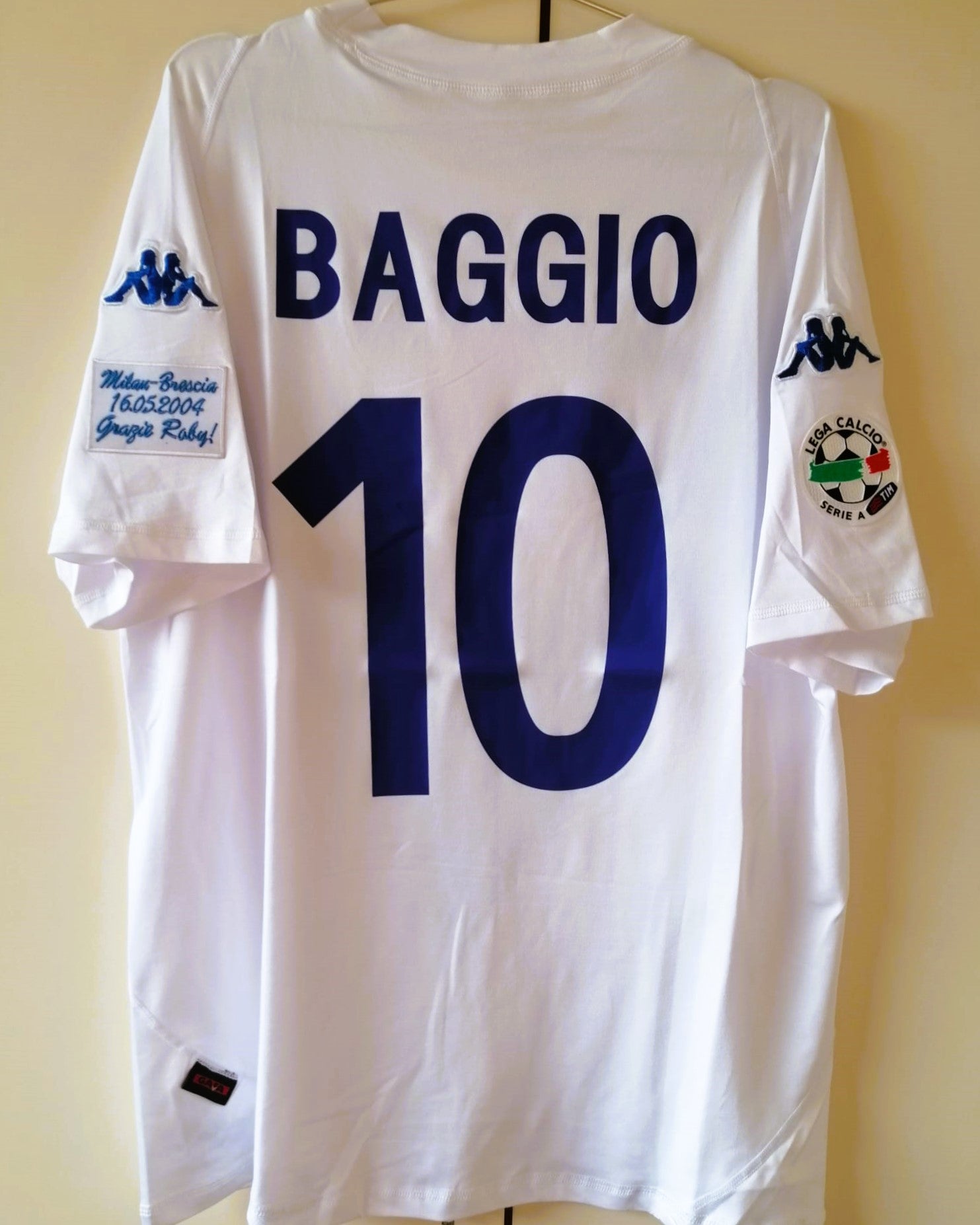 BRESCIA 2003-04 Roberto Baggio (celebrado fuera de casa)