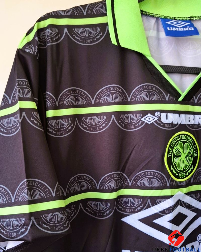 1998-99 Celtic Away Shirt Larsson #7 - 7/10 - (M)