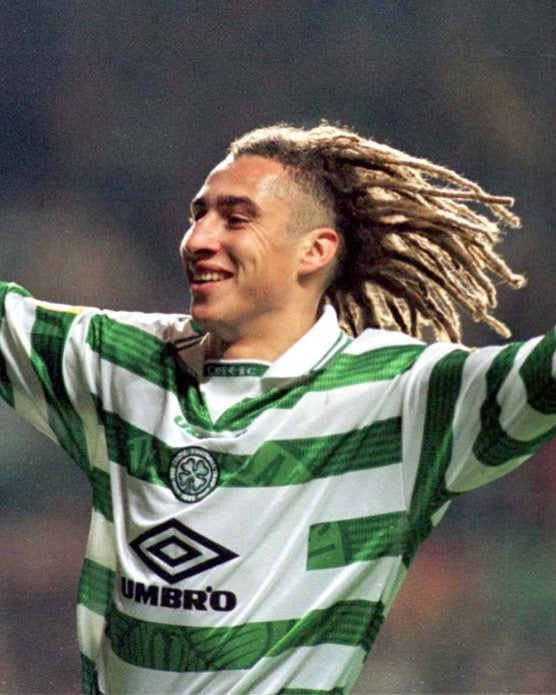 1998-99 Celtic Away Shirt Larsson #7 - 6/10 - (XL)